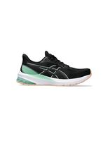 zapatillas de running asics gt-1000 12 mujer negro menta