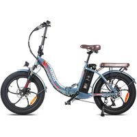 fafrees f20 pro bicicleta electrica e-bike 250w autonomia 80km frenos de disco verde deslumbrante