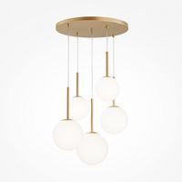 lampara colgante basic form ii oro 5 luces