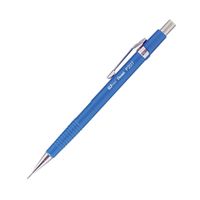 pentel p200 automatic pencil medium 07mm blue barrel pack 12 p207