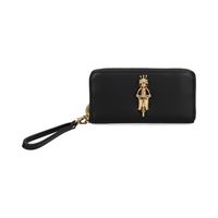 love moschino billeteras mujer - negro talla os