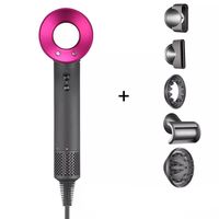 arzopa super hair dryer secador de pelo 1600w profesional con accesorios rosa