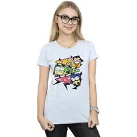 dc comics camiseta manga larga teen titans go para mujer