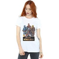 disney camiseta manga larga the mandalorian para mujer