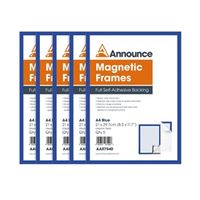 announce magnetic frames a4 blue 5 pack aa07540