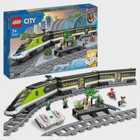 kit de construccion lego city 60337 tren de pasajeros de alta velocidad set con un tren de juguete