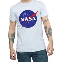 nasa camiseta manga larga insignia para hombre