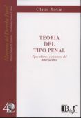 teoria del tipo penal tipos abiertos y elementos del deber jurid ico