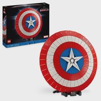 kit de construccion lego marvel 76262 escudo del capitan america replica en formato modelo