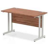 impulse 1200600 rectangle silver cantilever leg desk - mi001910