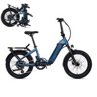 deruiz peridot bicicleta electrica plegable 20 500wh autonomia maxima de 143km azul