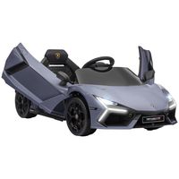 aiyaplay coche electrico para ninos de 3 anos lamborghini revuelto gris