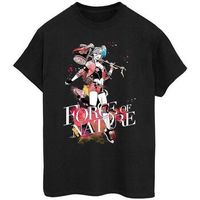 dc comics camiseta manga larga forces of nature para mujer