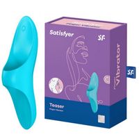 teaser vibrador de dedo - satisfyer azul