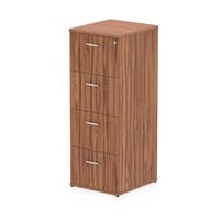 impulse filing cabinet 4 drawer walnut - i000134