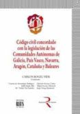 codigo civil concordado con la legislacion de las comunidades aut onom