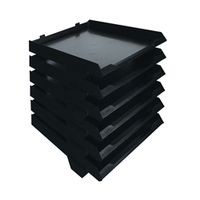 avery black a4 6 tier paper stack w250xd320xh300mm 5336blk