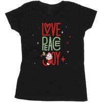 disney camiseta manga larga the aristocats love peace joy para mujer