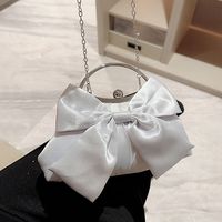 elegante bolso de mano de noche para mujer con un gran lazo bolso de mano elegante para fiestas y eventos