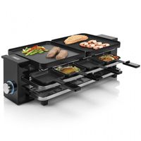 princess piano black 8 162925 parrilla de raclette 1200w negra