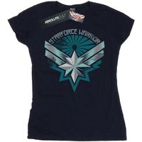 marvel camiseta manga larga starforce warrior para mujer