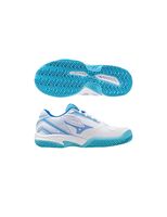 zapatillas de padel mizuno break shot 4 cc mujer blanco