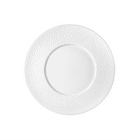 plato de postre x6 porcelena blanco