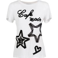 cafe noir camiseta kjt068 para mujer