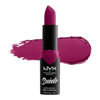 barra de labios - suede matte lipstick - professional makeup - nyx suede matte lipstick-sweet tooth