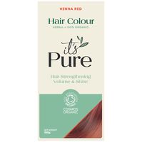 its pure organic herbal hair colour - henna red - 100g