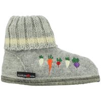 haflinger pantuflas huttenschuh veggie para nina