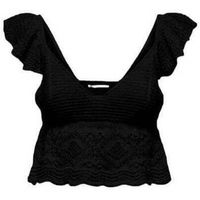 only camisa top ruffle negro mujer kirstie 15291464 para mujer