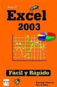 microsoft excel 2003 facil y rapido