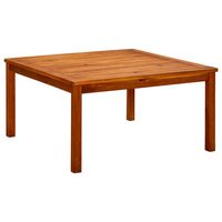 vidaxl mesa de centro de jardin madera maciza de acacia 85x85x45 cm