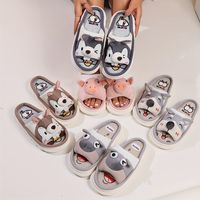 zapatillas de casa abiertas con diseno de animales lindos para hombres ligeras y absorbentes del sudor comodas para caminar en interiores primavera verano y otono