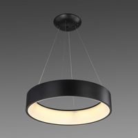 lampara colgante led kubika negra