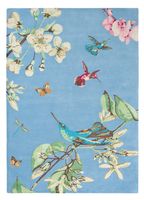 alfombra lana y viscosa wedgewood hummingb-azul 170x240cm