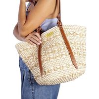 gioseppo bolso de mano capazo rafia mujer fowey 72167 para mujer