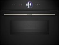 horno microondas - bosch cmg7761b1 45 cm cristal negro