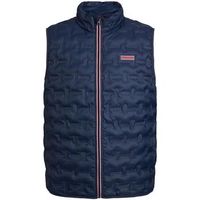 jack  jones chaquetas 12249374 quilted bodywarmer-navy blazer para hombre