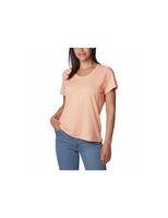 camiseta de trail columbia sun trekr mujer salmon