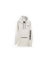 sudadera burton oak long pullover hoodie blanco