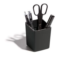 durable varicolor pen pot charcoal