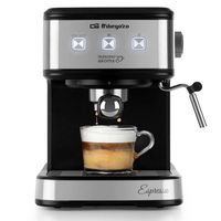 orbegozo ex 5210 cafetera espresso 20 bares negraacero inoxidable