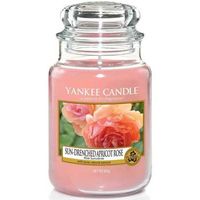 yankee candle perfume vela perfumada sun-drenched apricot rose 623gr classic grande para mujer