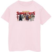 dc comics camiseta manga larga dcs dc league of super-pets para nina