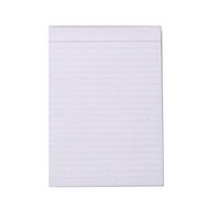 q-connect ruled scribble pad 160 pages 203x127mm pk 20 - kf32003