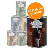 wild freedom adult en latas - pack de prueba mixto - 6 x 400 g