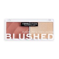 duo colorete e iluminador colour play blushed - revolution relove kindness