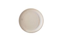 plato de gres beige